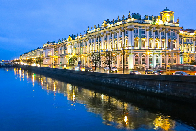 photo of Saint Petersburg Building with the reflect on the water