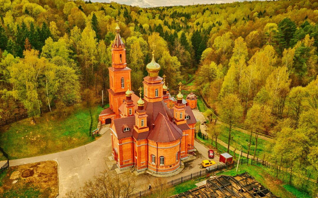 an old building in Belarus