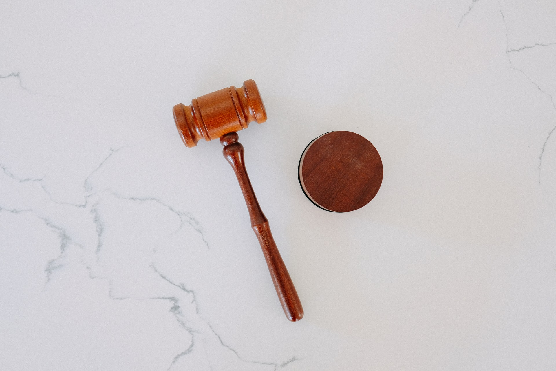 A Judge's Gavel and Hammer