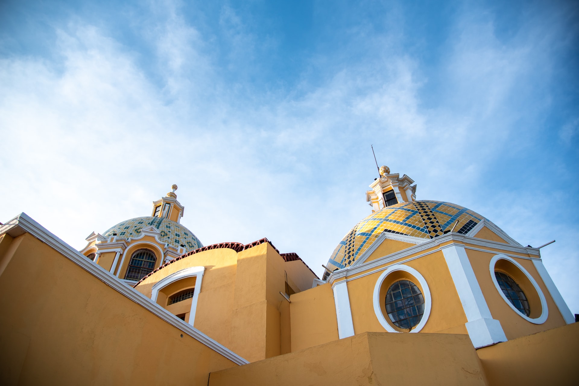 View of a typical building in Mexico