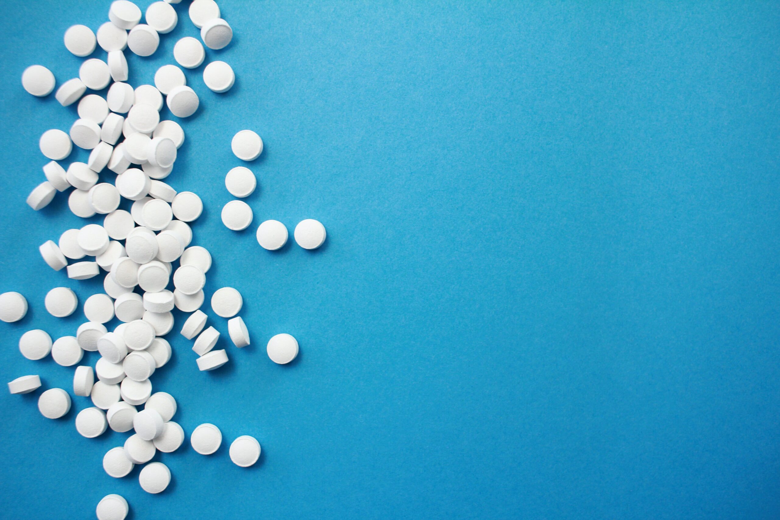 Picture of Pills on a lightblue background