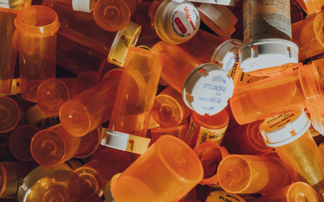 Prescription drugs orange boxes