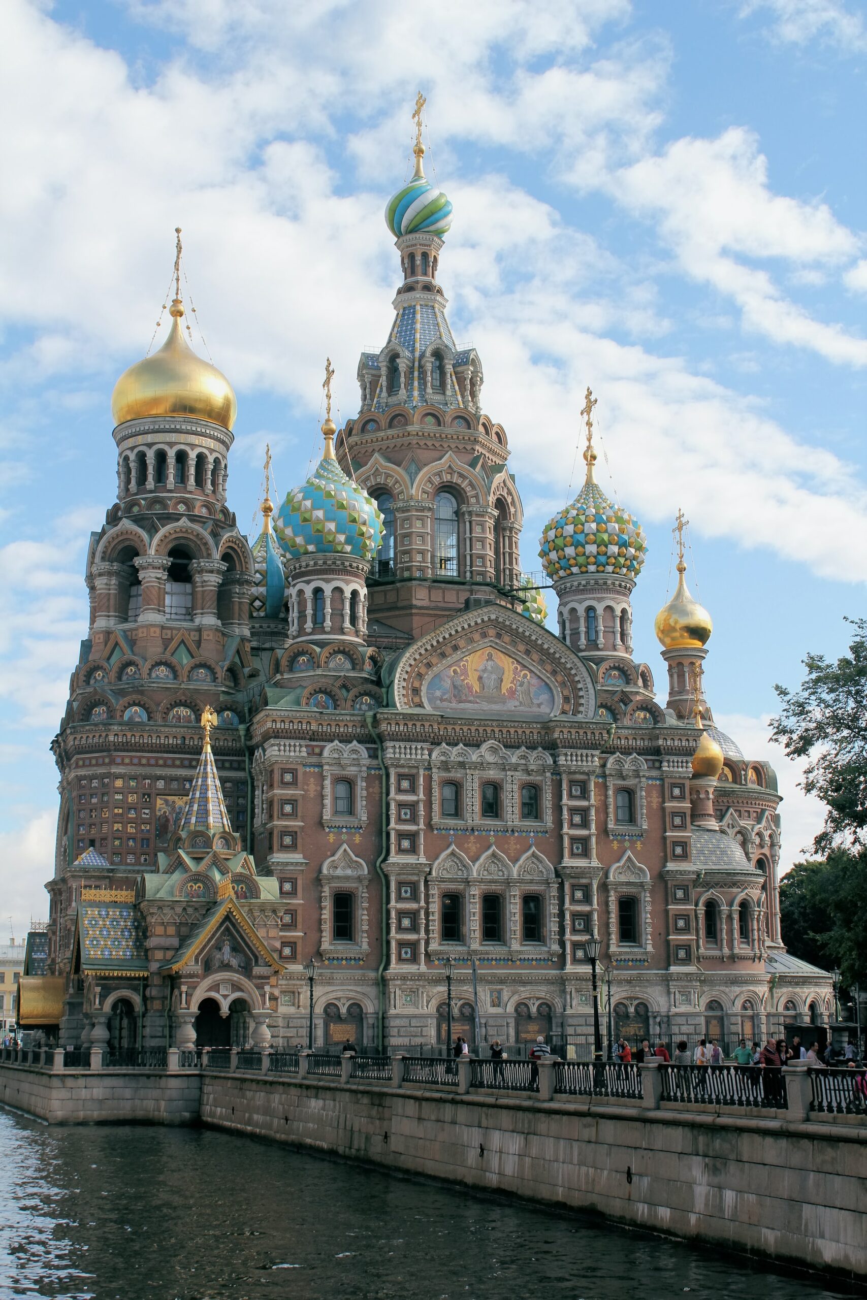 Russia Saint Petersburg Church of the Savior on Spilled Blood
