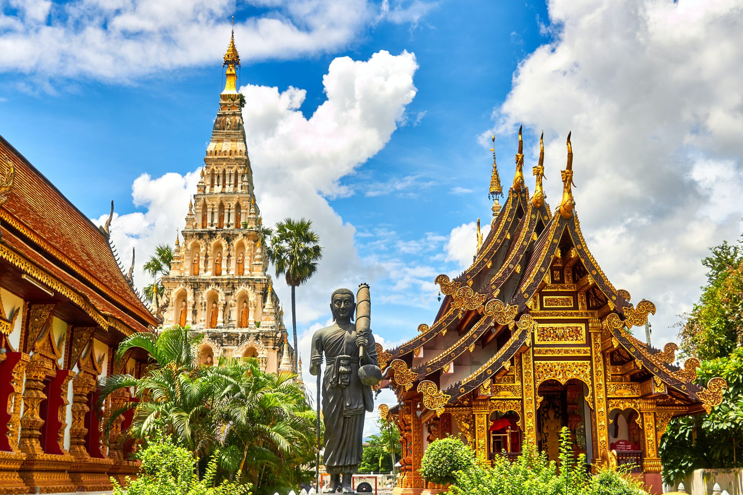 Thais temple on a sunny day
