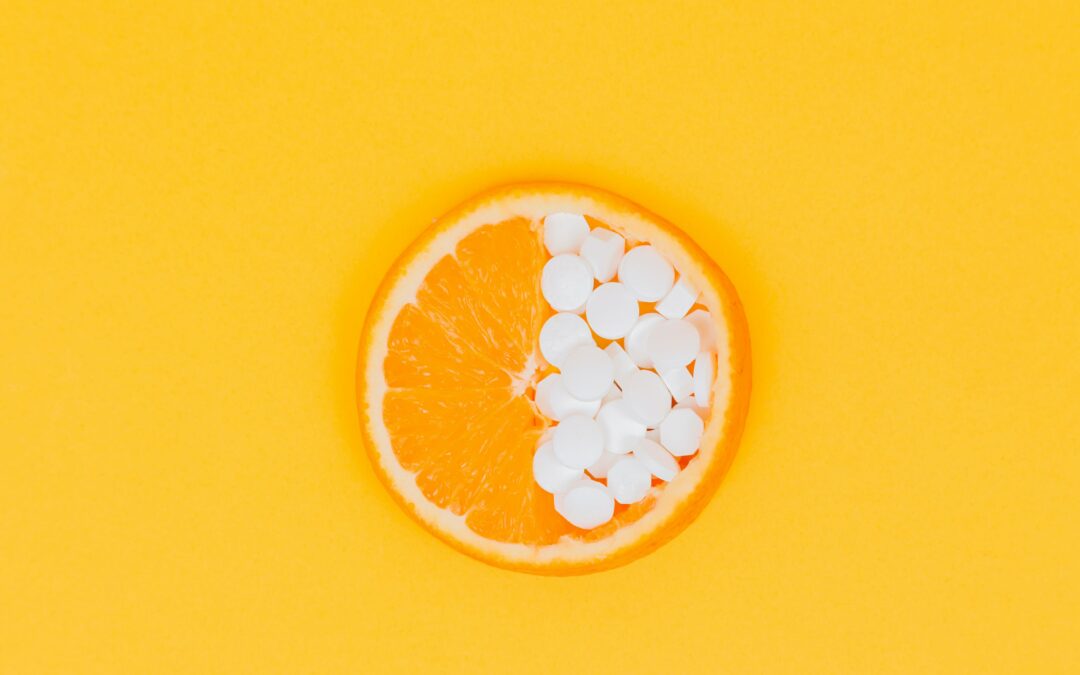 Orange and pills