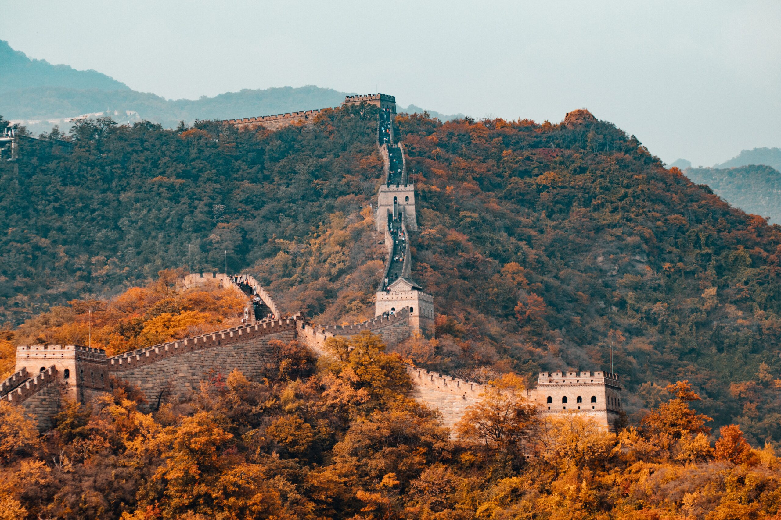 Autumnal view of the chinese wall