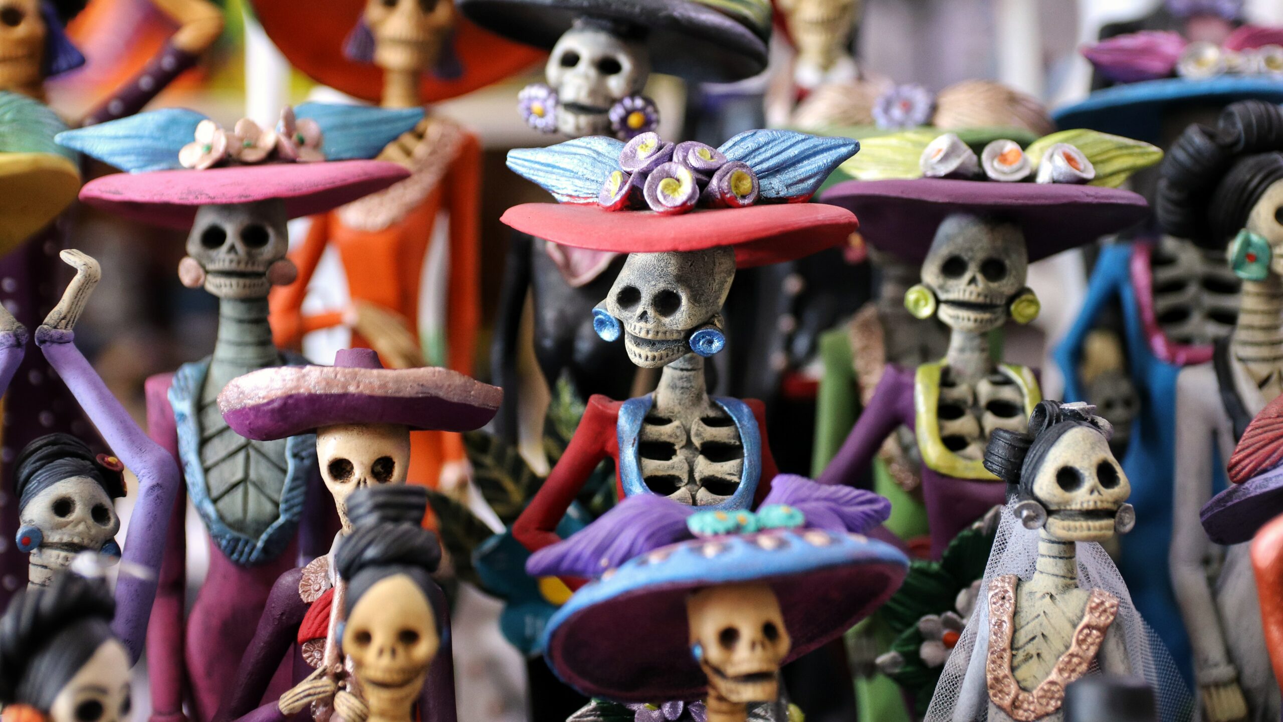Mexican Figurines for el Dia de los muertos