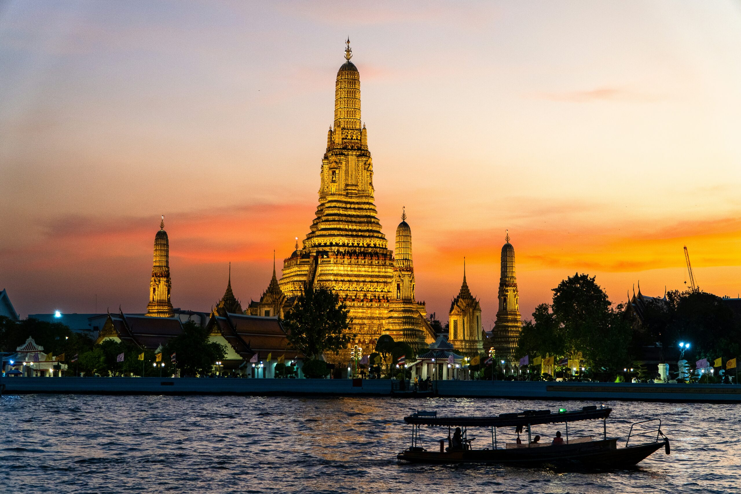 Thailand Medical Device Boom: Regulatory Strategy & Growth Opportunities to 2040 A View of Wat Arun in Bangkok at Sunset