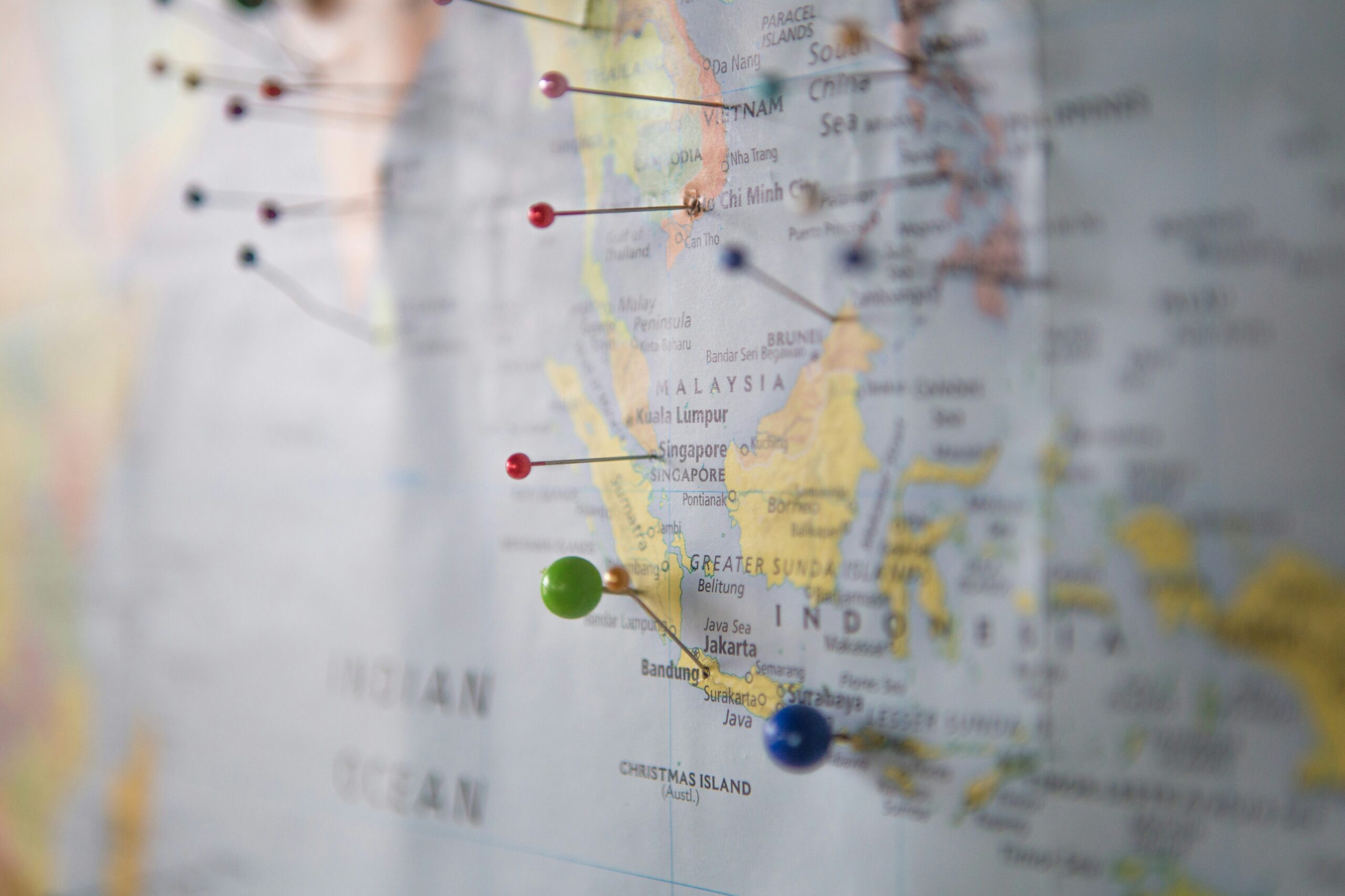ASEAN – Medical Device Directive: Practical Market Entry Roadmap for MedTech Companies world map with pins